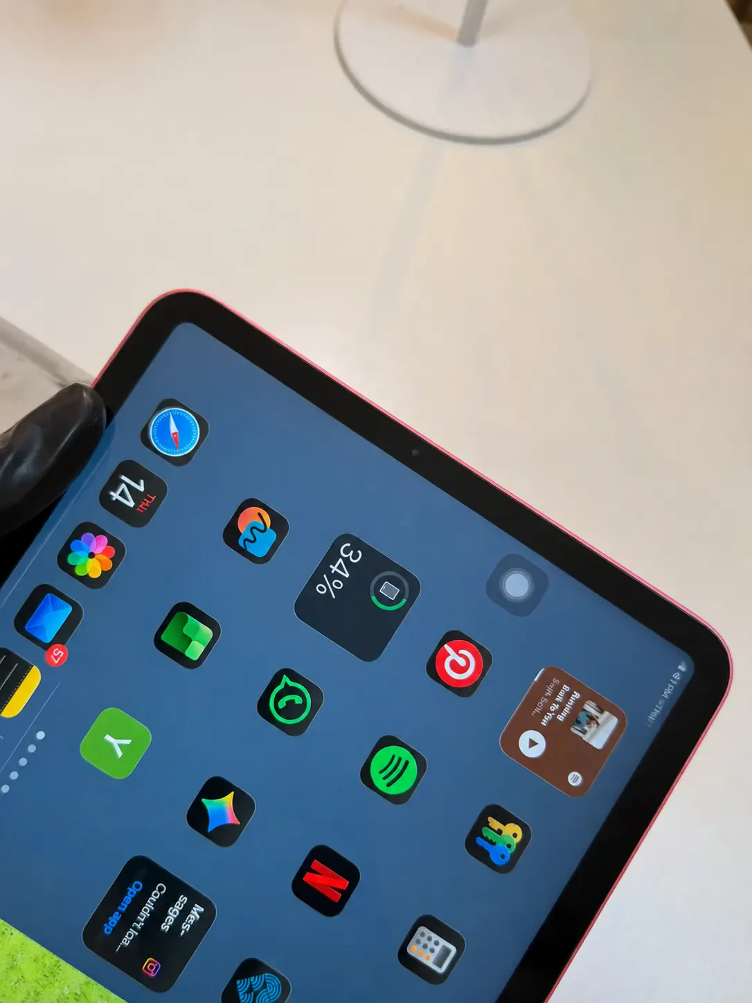 Restored iPad display